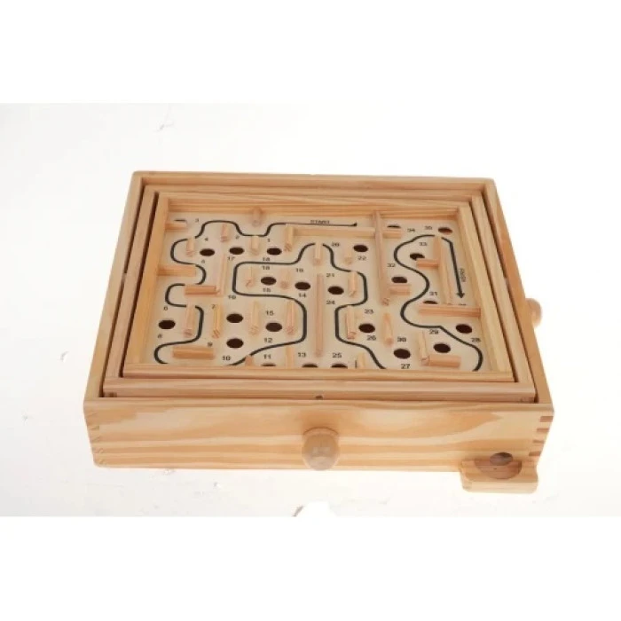 Аркадна гра "Дерев'яний лабіринт" Ramiz ZDR.MG094, 29,5 х 25 х 6 см