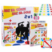 Аркадная игра "Твистер" Once Up Once Down 2в1 Ramiz, 138 х 168 см