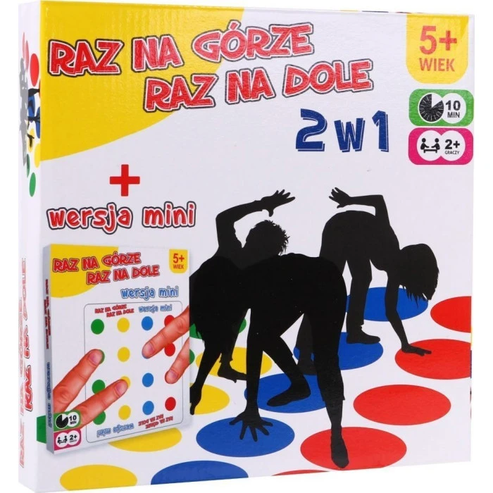 Аркадна гра "Твістер" Once Up Once Down 2в1 Ramiz, 138 х 168 см