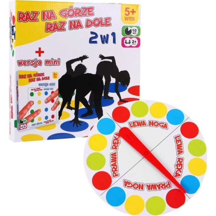 Аркадна гра "Твістер" Once Up Once Down 2в1 Ramiz, 138 х 168 см