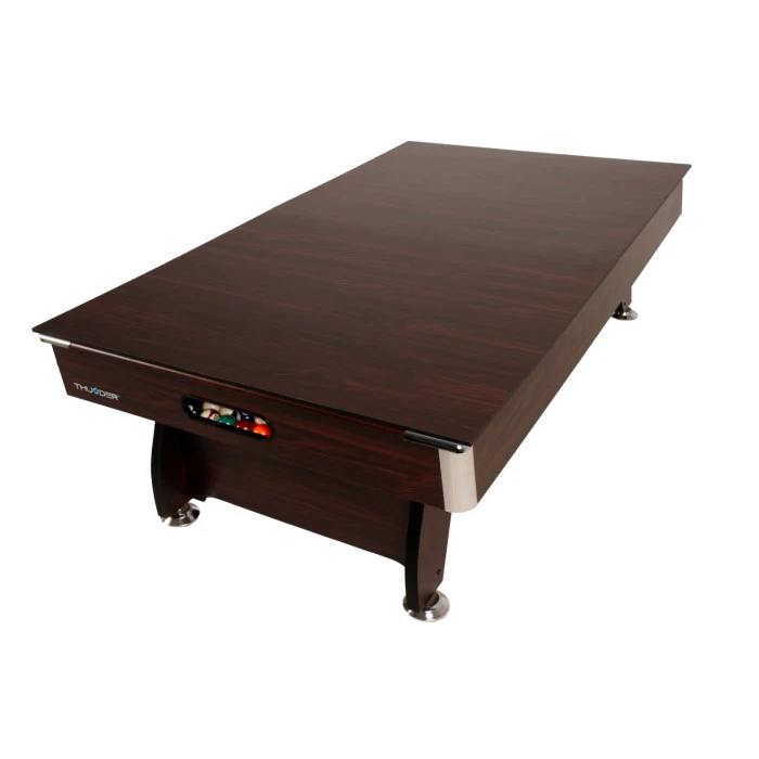 Більярдний стіл THUNDER 7FT BOLD-BROWN з покриттям для пінг-понгу/обіднього столу, 214 х 122 х 81 см