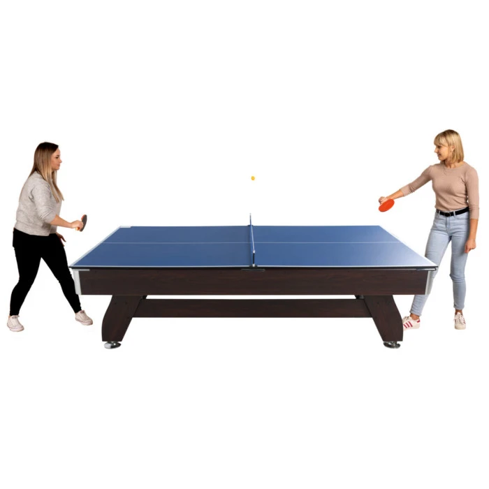 Більярдний стіл THUNDER 7FT BOLD-BROWN з покриттям для пінг-понгу/обіднього столу, 214 х 122 х 81 см