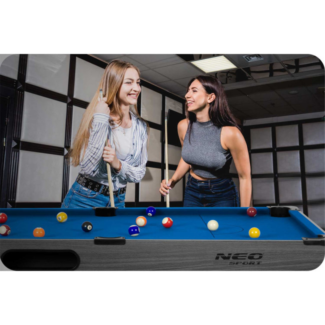 Бильярдный стол с аксессуарами Neo-Sport NS-809, 178 x 95 x 80 см