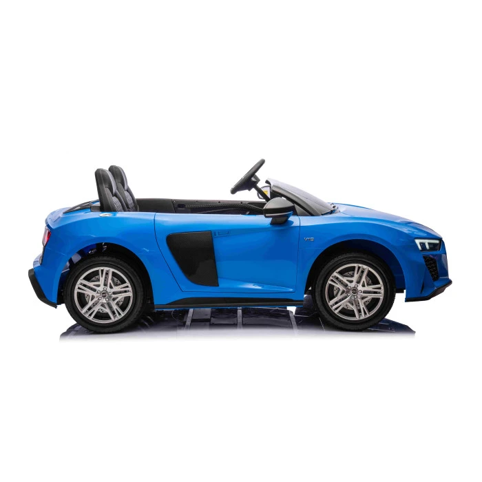 Детская аккумуляторная машинка Audi Spyder R8 LIFT Синяя