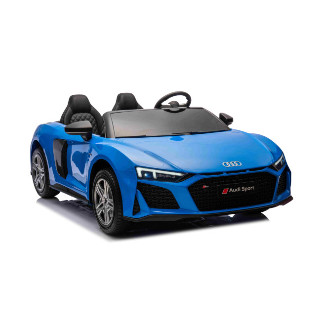 Детская аккумуляторная машинка Audi Spyder R8 LIFT Синяя