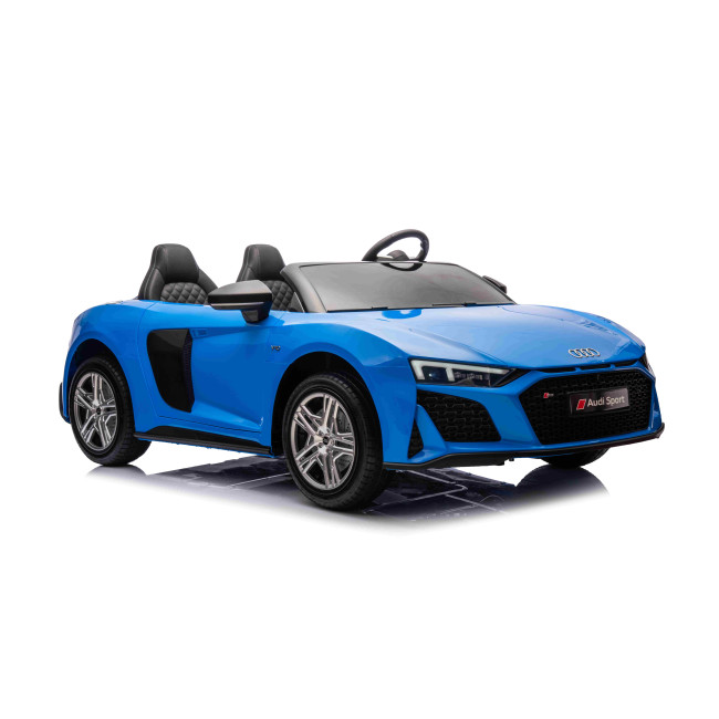 Детская аккумуляторная машинка Audi Spyder R8 LIFT Синяя