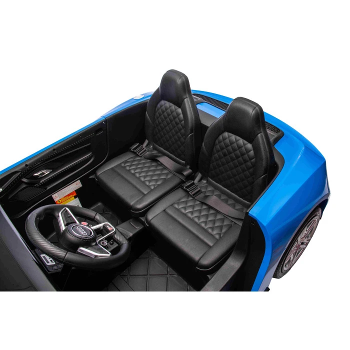 Детская аккумуляторная машинка Audi Spyder R8 LIFT Синяя