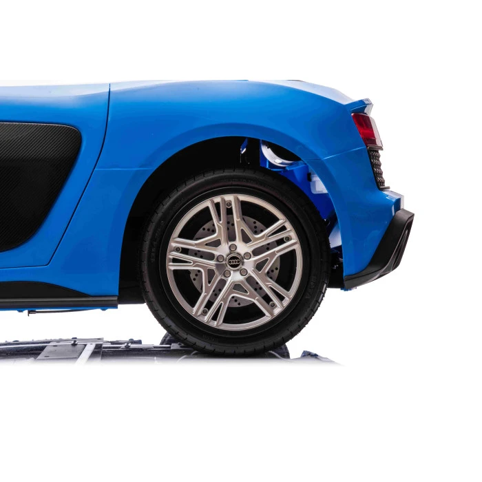 Детская аккумуляторная машинка Audi Spyder R8 LIFT Синяя