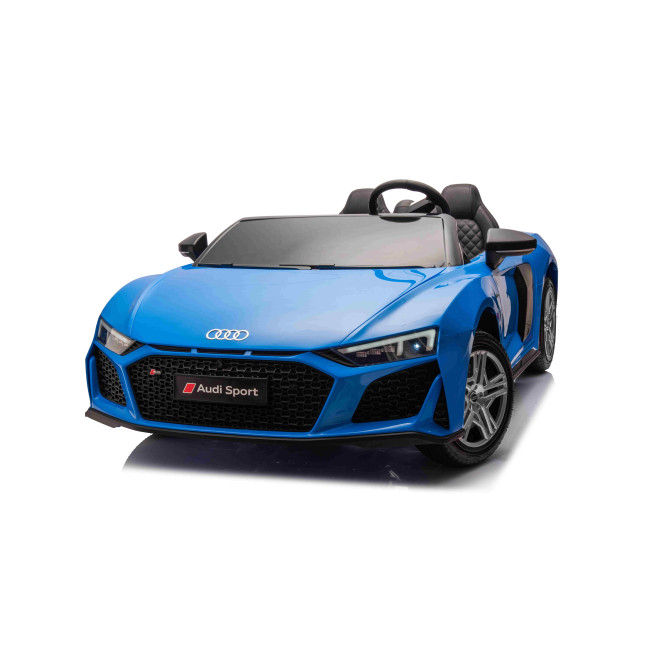 Детская аккумуляторная машинка Audi Spyder R8 LIFT Синяя