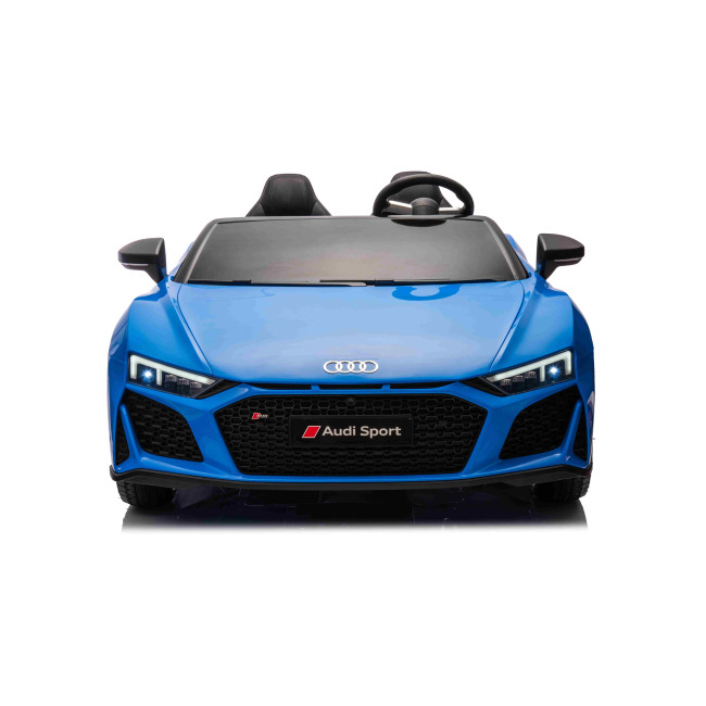 Детская аккумуляторная машинка Audi Spyder R8 LIFT Синяя