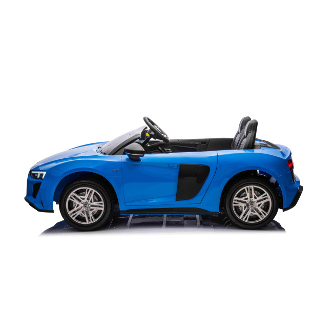 Детская аккумуляторная машинка Audi Spyder R8 LIFT Синяя