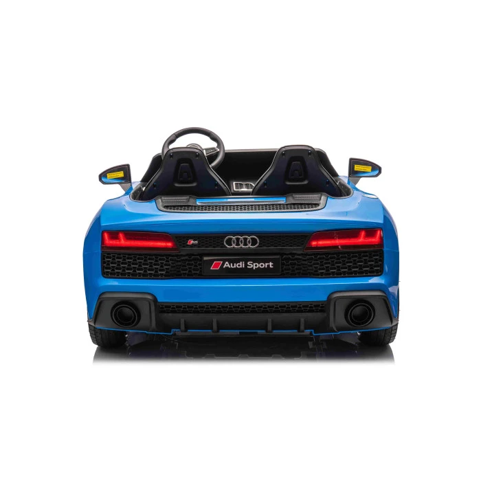 Детская аккумуляторная машинка Audi Spyder R8 LIFT Синяя