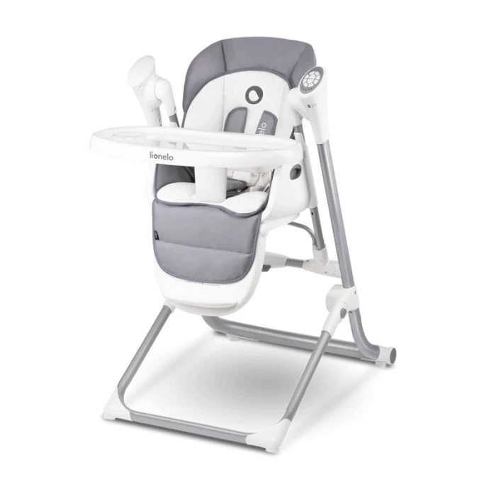 Кресло-качели Lionelo NILES GREY для кормления 2 в 1