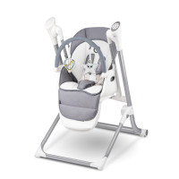 Кресло-качели Lionelo NILES GREY для кормления 2 в 1