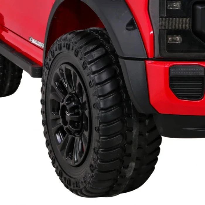 Детская аккумуляторная машинка Ford Super Duty Красная
