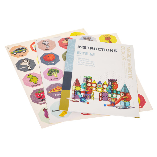 Набір магнітних конструкторів 128 елементів