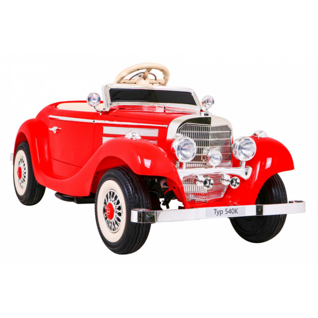 Дитячий акумулятрний автомобіль Mercedes Benz Retro 540A Червоний