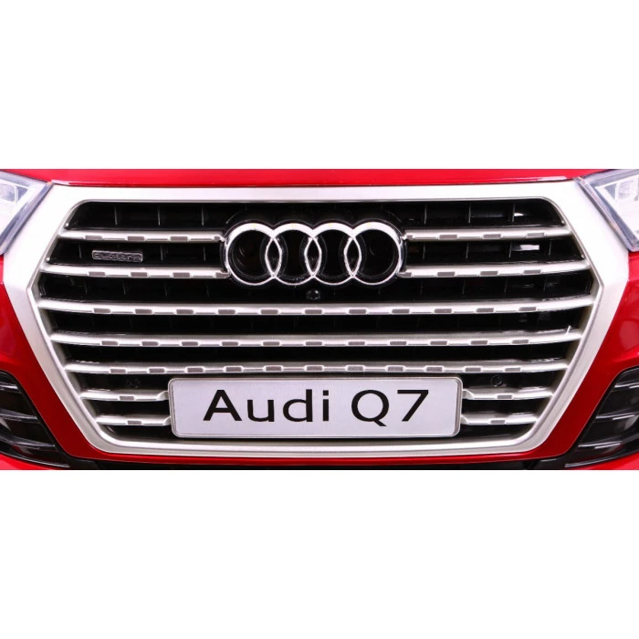 Дитяча акумуляторна машинка Audi Q7 Quattro S-Line Червона