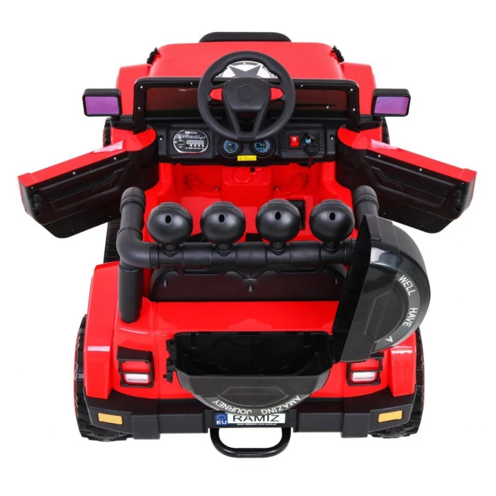 Дитячий акумуляторний позашляховик Червоний
