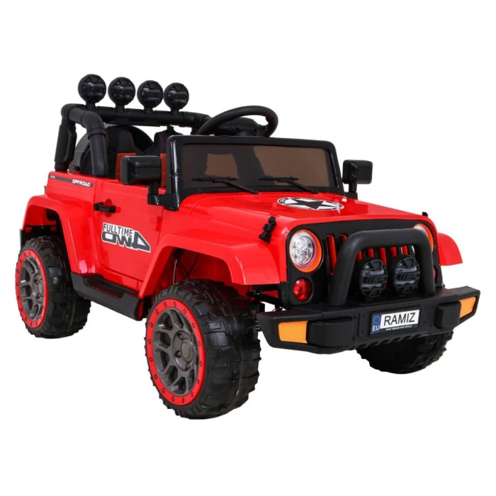 Дитячий акумуляторний позашляховик Червоний