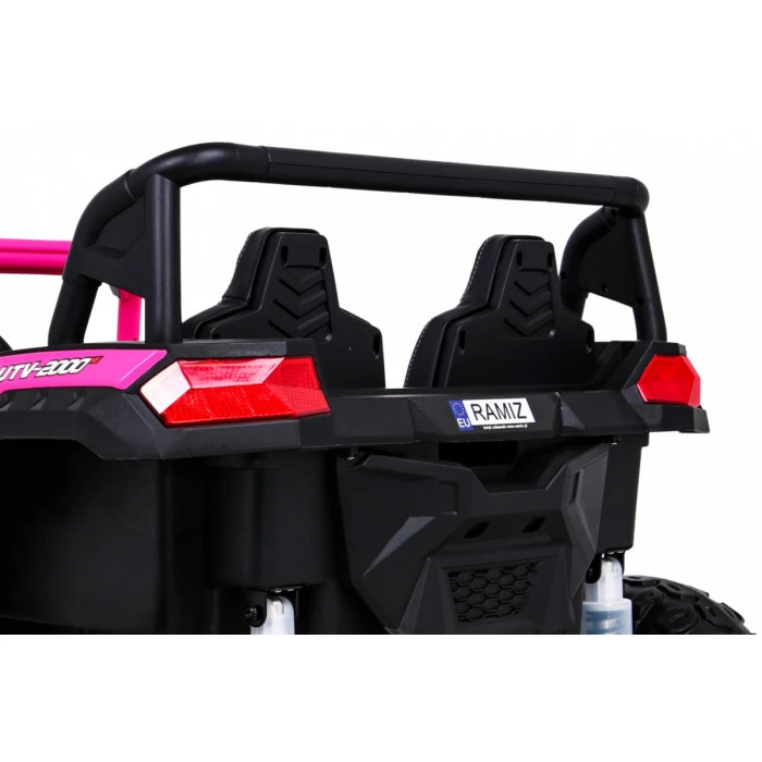 Дитячий акумуляторний Баггі для 2 дітей Рожевий