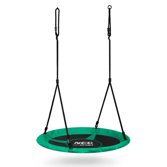 Гойдалка Neo-Sport Swingo Гніздо Лелеки 120 см, зелена