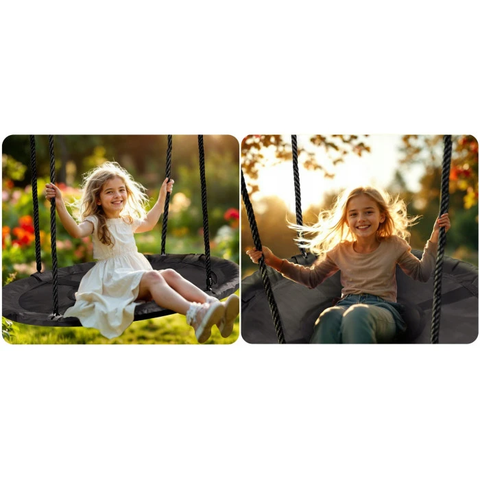 Качели Neo-Sport NS-103 Гнездо аиста 100 см, черная