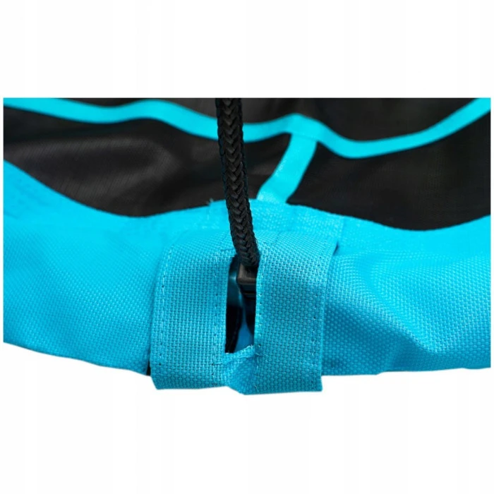 Гойдалка-гніздо SPARTAN, 150 х 75 см - синьо-чорний