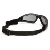 Окуляри захисні з ущільнювачем Pyramex XSG Anti-Fog, сірі