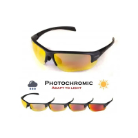 Очки защитные фотохромные Global Vision Hercules-7 Photochromic Anti-Fog, красные