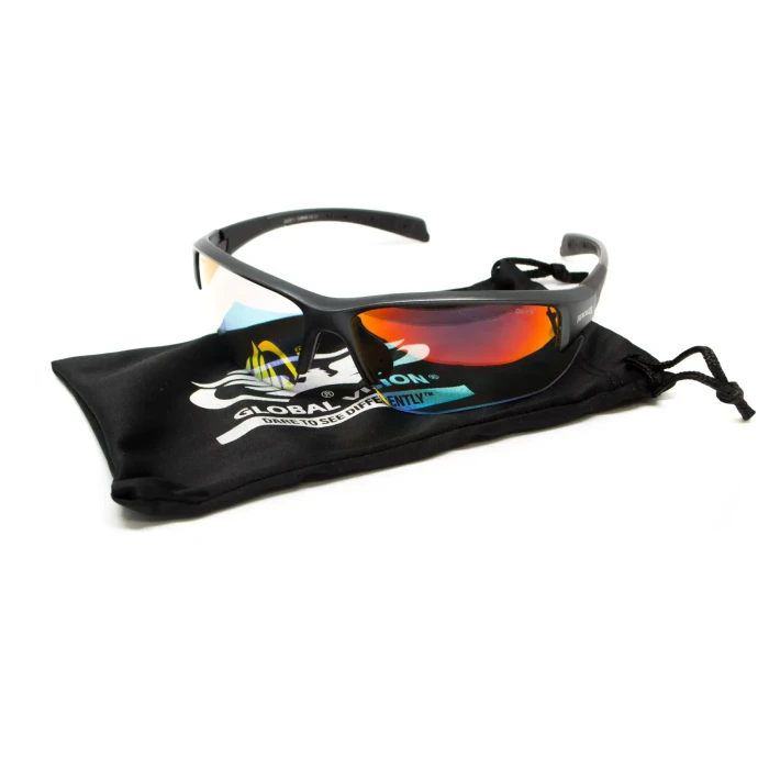 Очки защитные фотохромные Global Vision Hercules-7 Photochromic Anti-Fog, красные