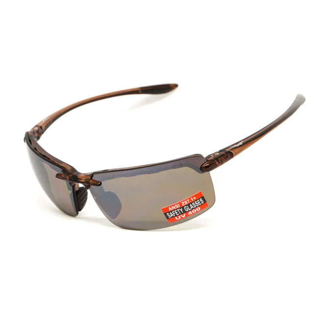 Очки защитные Global Vision Wheelin Crystal Brown, коричневые