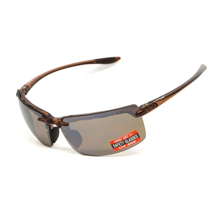 Очки защитные Global Vision Wheelin Crystal Brown, коричневые