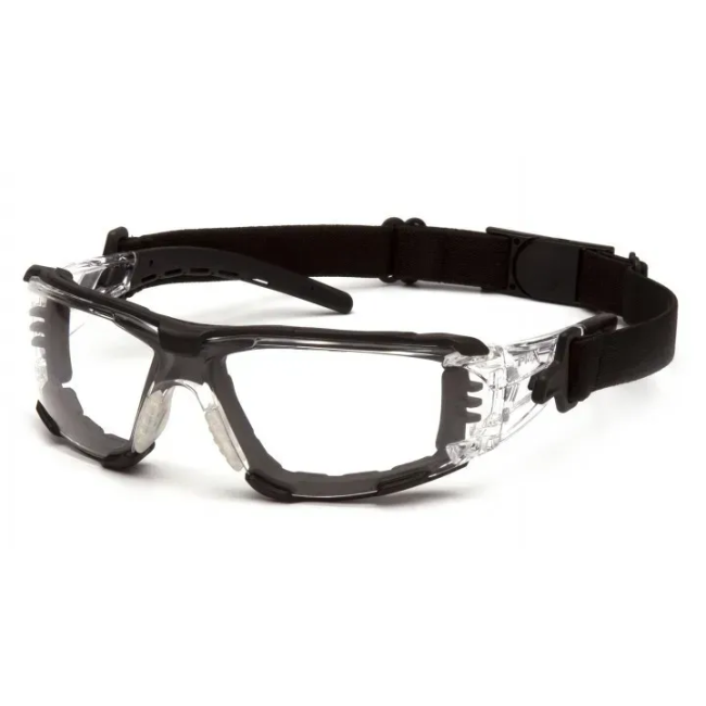 Окуляри захисні з ущільнювачем Pyramex Fyxate Super Anti-Fog H2MAX, прозорі