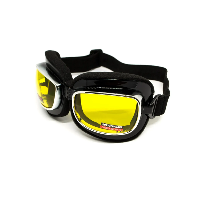 Окуляри захисні з ущільнювачем Global Vision Retro Joe, жовті