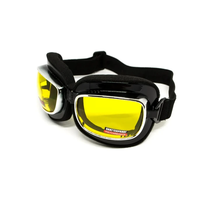Окуляри захисні з ущільнювачем Global Vision Retro Joe, жовті