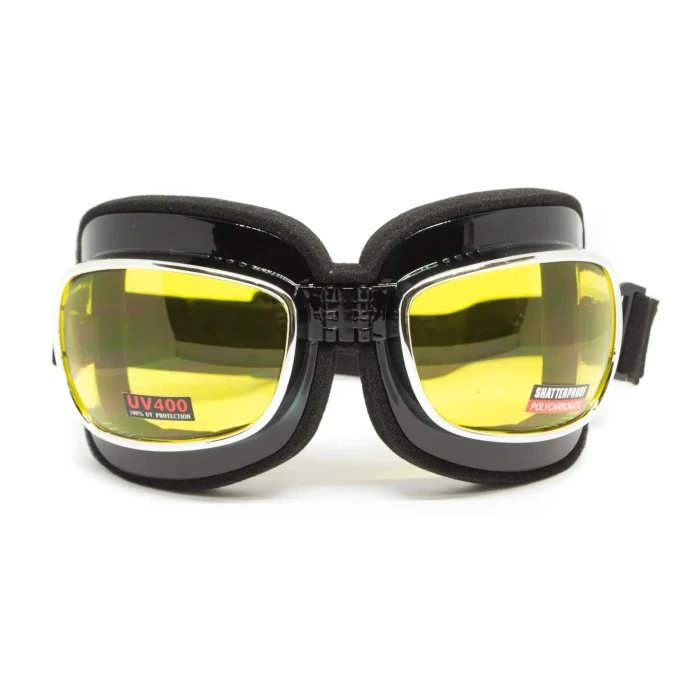 Окуляри захисні з ущільнювачем Global Vision Retro Joe, жовті