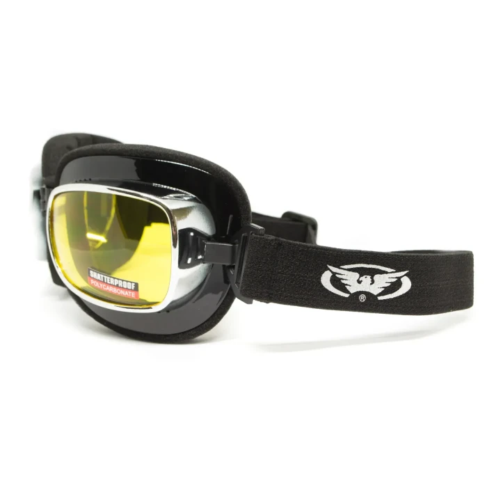 Окуляри захисні з ущільнювачем Global Vision Retro Joe, жовті