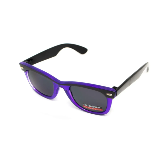 Окуляри захисні Swag Hipster-4 Purple, сірі