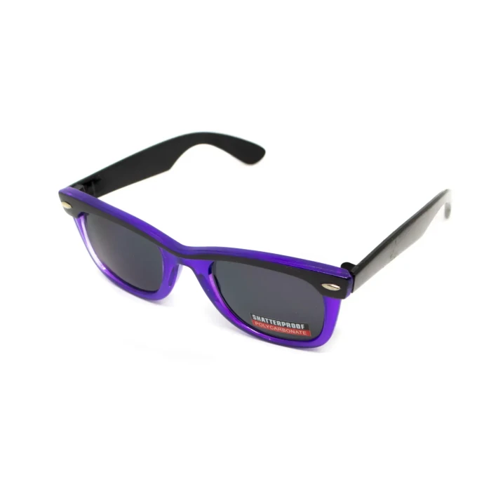 Окуляри захисні Swag Hipster-4 Purple, сірі