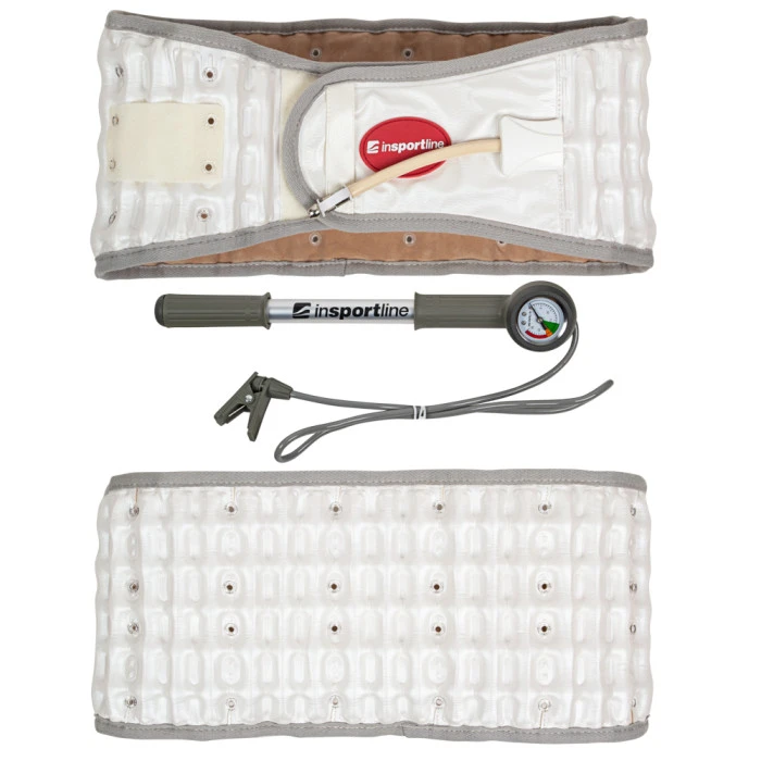 Поясничный декомпрессионный пояс inSPORTline Ronyo - белый/XL