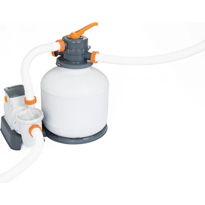 Каркасный бассейн Bestway Hydrium 460 x 460 x 120 см, светло-серый.