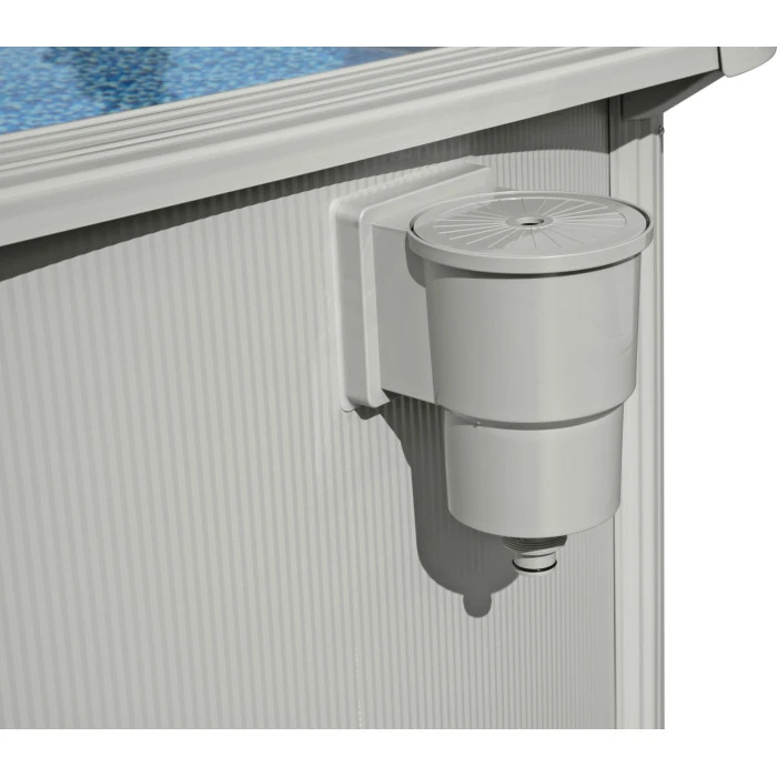 Каркасный бассейн Bestway Hydrium 460 x 460 x 120 см, светло-серый.