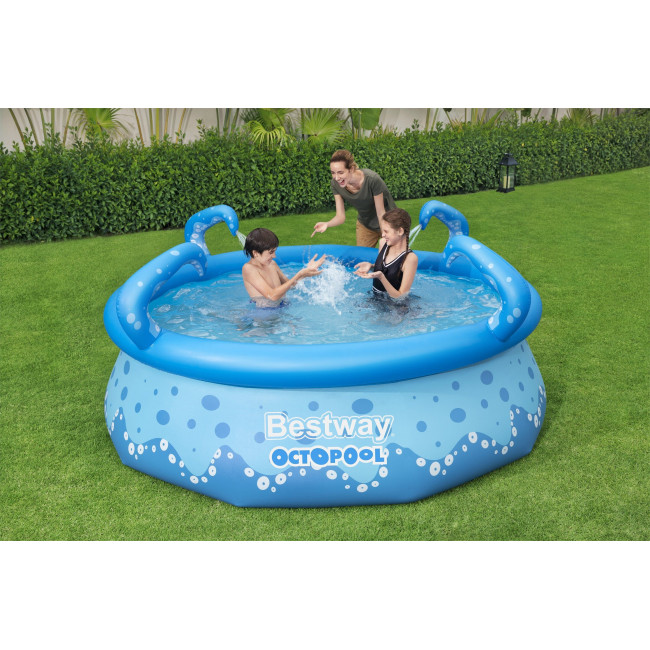 Бассейн надувной Bestway Fish, 183 x 38 см