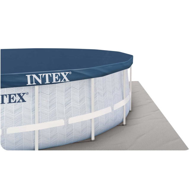 Бассейн каркасный 17в1 INTEX 26746, 488 х 122 см, бело-синий