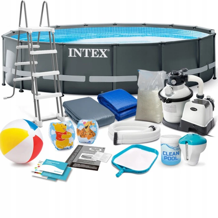 Бассейн каркасный 17в1 Intex 26326 488 × 122 см