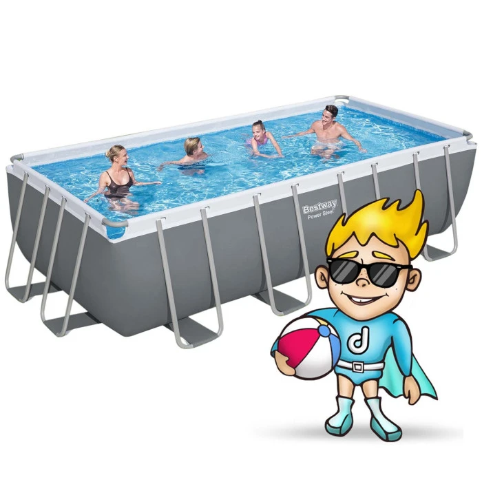 Бассейн каркасный прямоугольный 12в1 Bestway 56670, 488 x 244 x 122 см