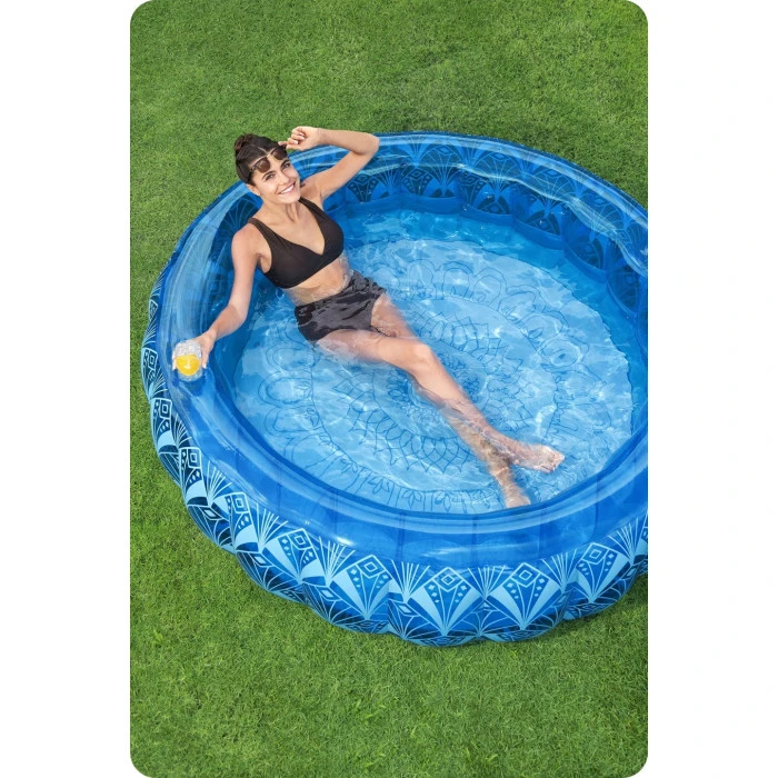 Басейн надувний Bestway 54479 BOHEMIAN BLUE 168 x 53 см
