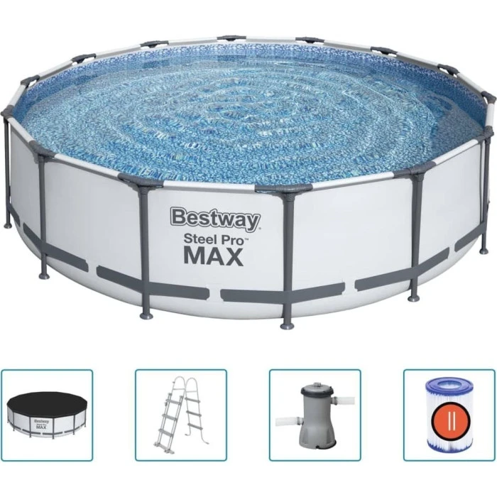 Басейн каркасний 5в1 Bestway 56950 Steel Pro Max 427 см