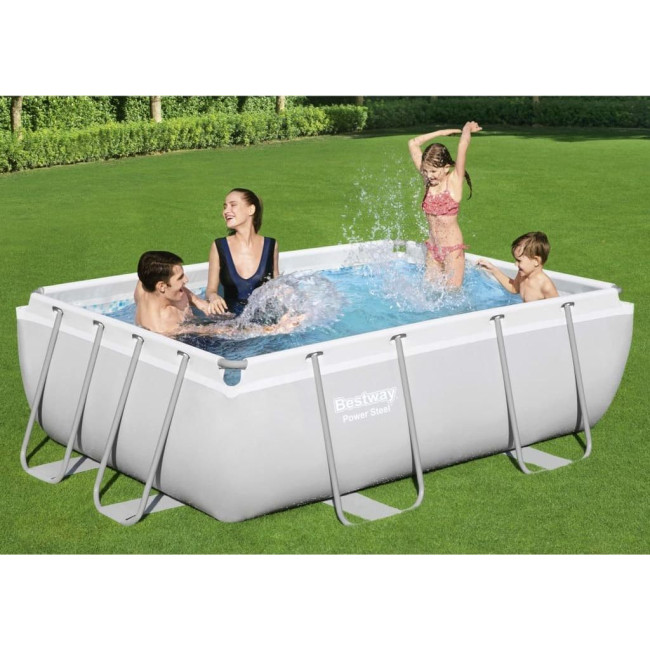 Бассейн каркасный прямоугольный 4в1 Bestway 56629, 282 x 196 x 84 см